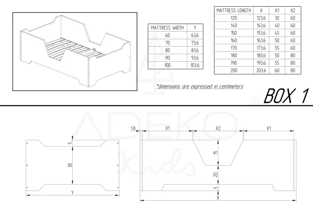 Lit simple BOX 1