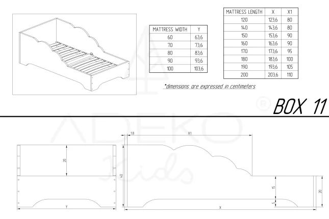 Lit simple BOX 11